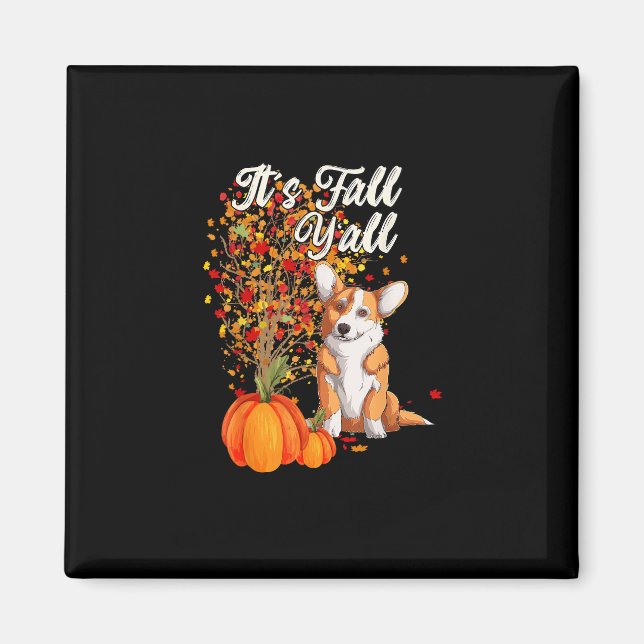 Imã É Obrigados de outono de "Leaf Fall Tree Hello Aut (Frente)