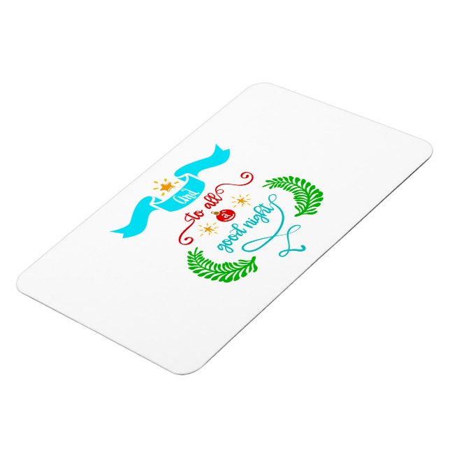 Ímã E Para Um Bom Natal, Tipografia, ZSG (Left Side)