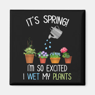 Imã É Primavera! Estou tão animado que molhei minhas