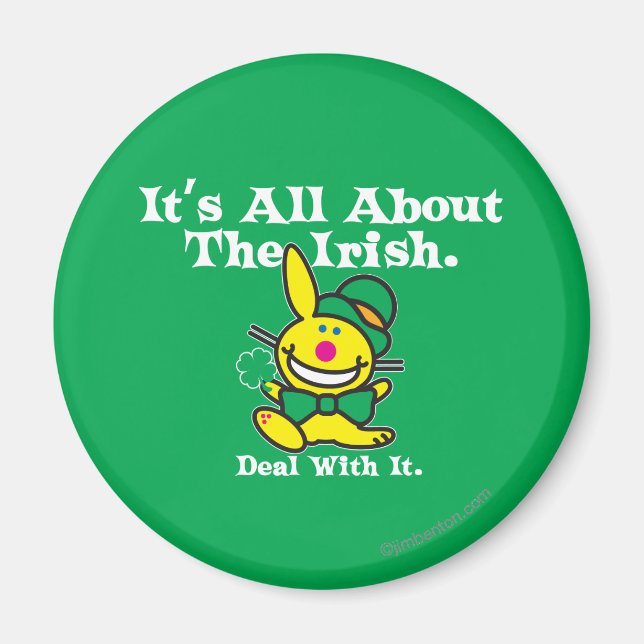 Imã É tudo sobre o irlandês (verde) (Frente)