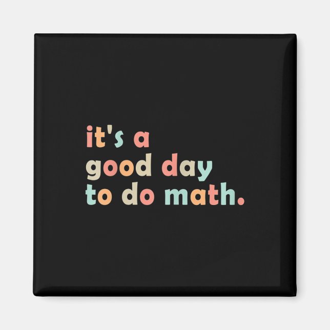 Imã É Um Bom Dia Para Fazer Matemática De Volta às Aul (Frente)