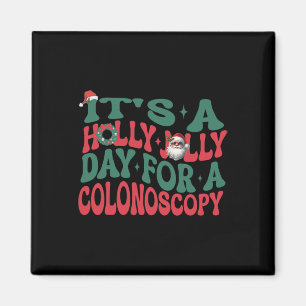 Imã É um dia de alegria de Natal Holly para uma colono