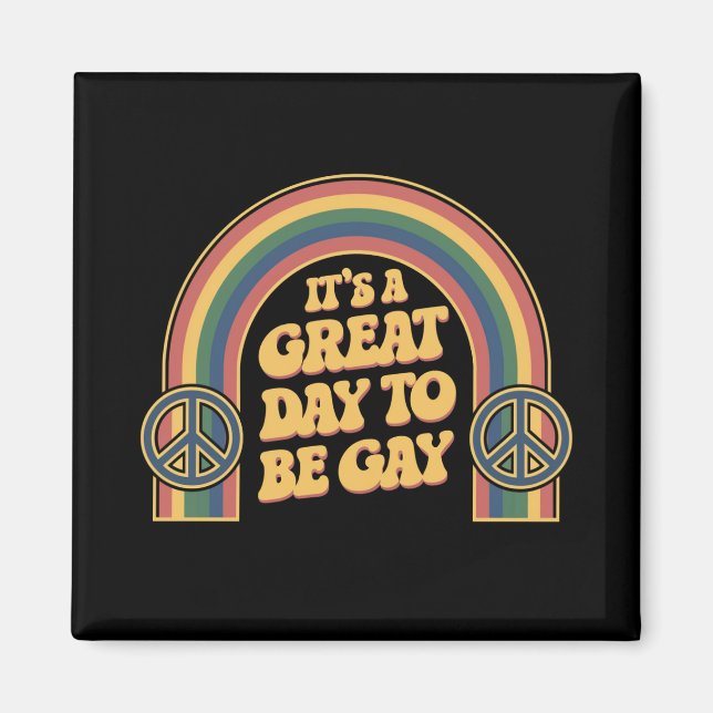 Imã É um dia Excelente para ser Gay LGBTQ Pride Mês (Frente)