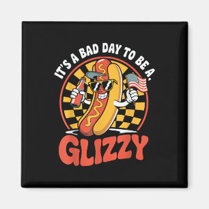Imã É Um Dia Mau Ser Um Glizzy Engraçado 4 De Julho Qu