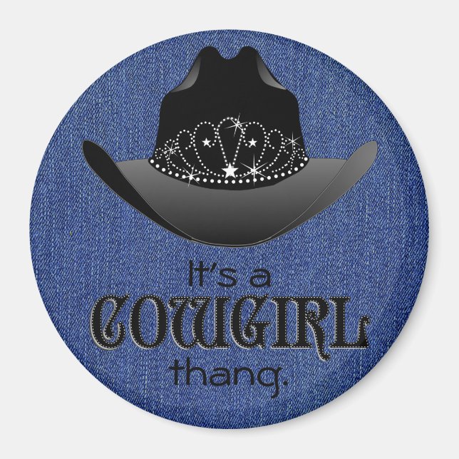 Imã É um ímã ThAng Cowgirl (Frente)