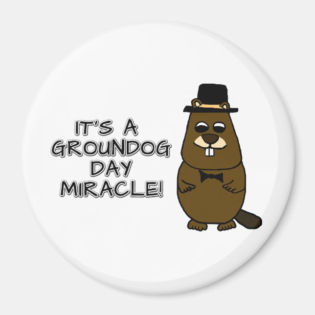 Imã É um milagre do Dia da Marmota (Frente)