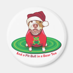 Imã E um pitbull no T do urso