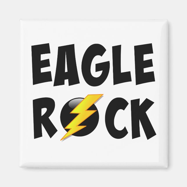 Imã Eagle Rock Lightning Bolt (Frente)