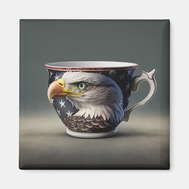 Imã Eagle Teacup (Frente)