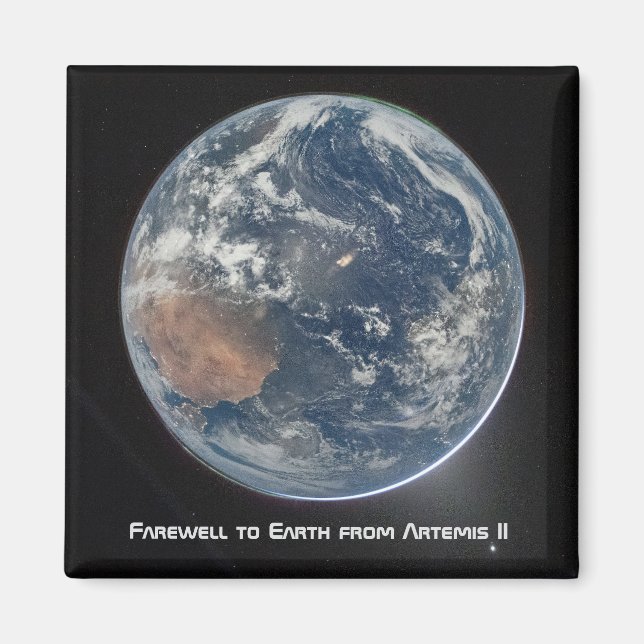 Imã Earth From Artemis II (Frente)