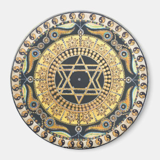 Imã Earth Star Chakra Mandala