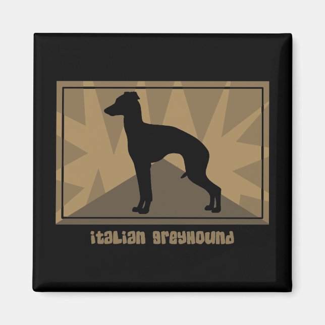 Imã Earthy Italiana Greyhound (Frente)