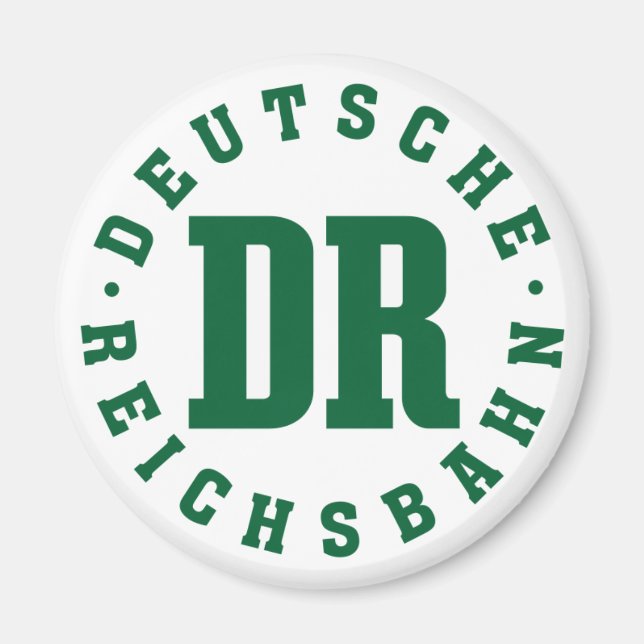 Imã East German Railroad. (Frente)