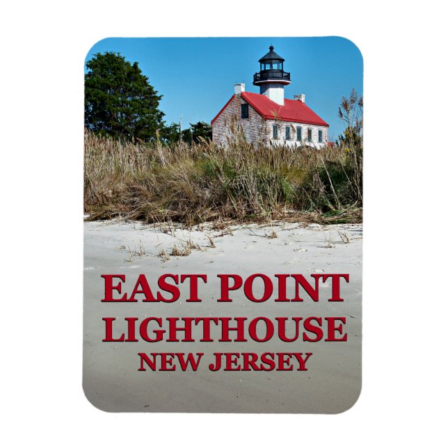 Ímã East Point Lighthouse, Magnet Fotográfico de Nova  (Vertical)
