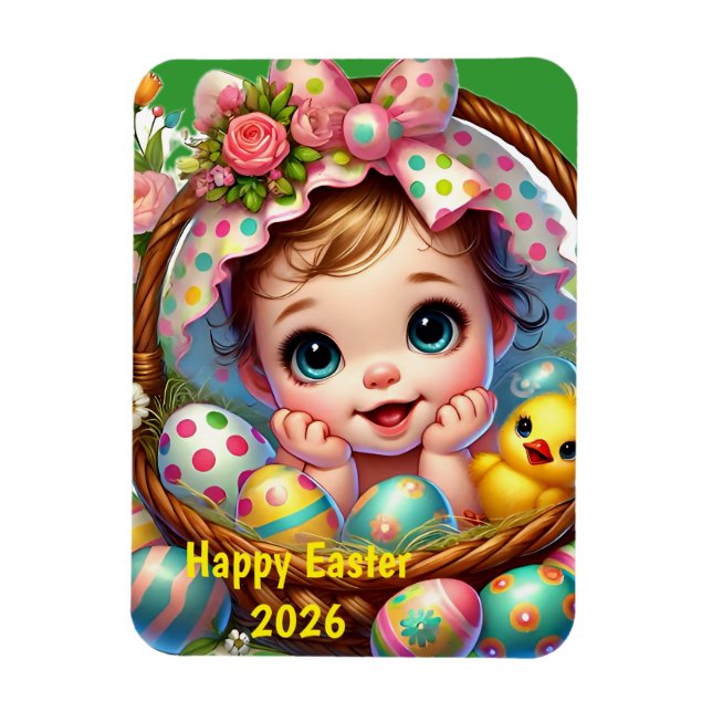 Ímã EASTER ~ Flexible Photo Magnet (Vertical)