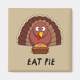 Imã Eat Pie With Thanksgiving Turkey   