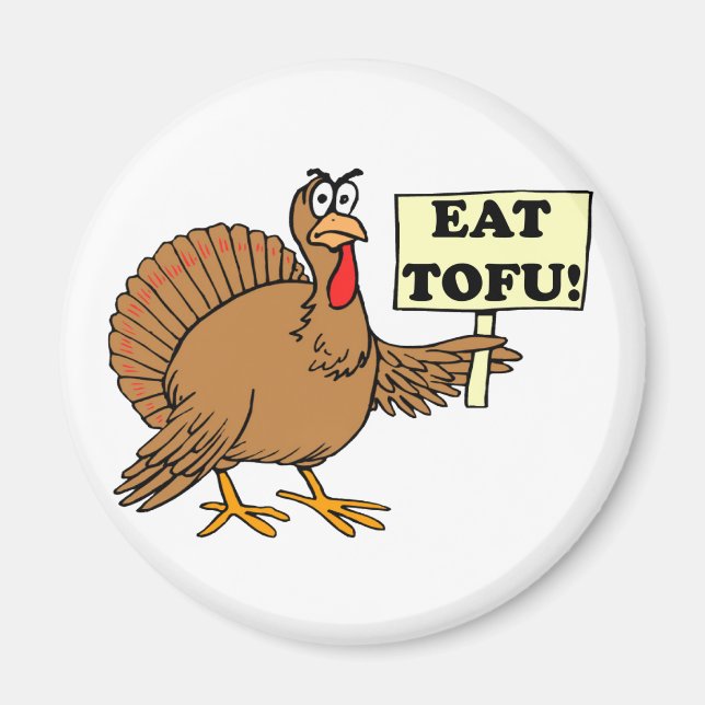 Imã Eat Tofu (Frente)