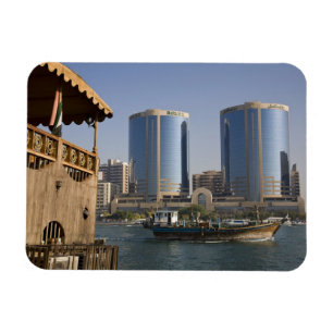 Ímã EAU, Dubai, Dubai Creek. Canal de cruzeiros Dhow