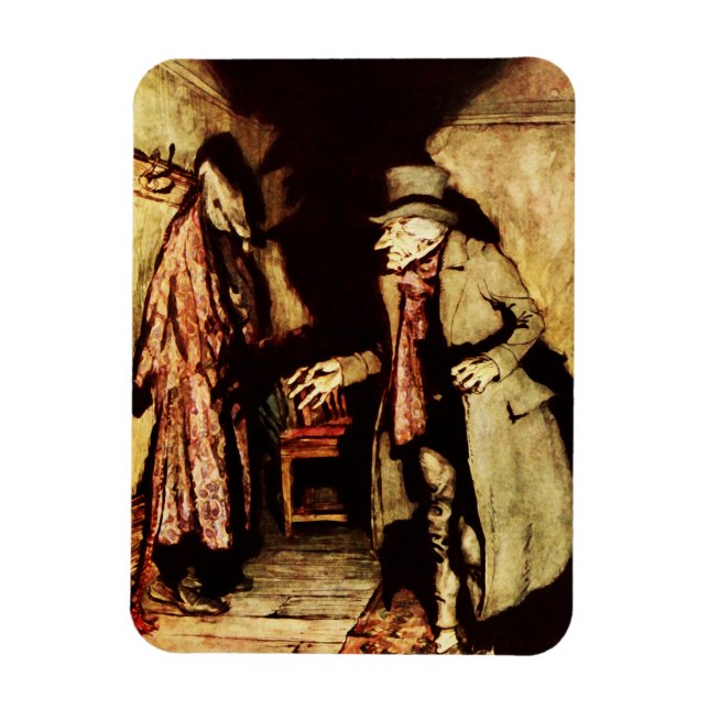 Ímã Ebenezer Scrooge Christmas Carol Vintage (Vertical)