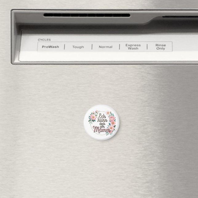 Imã Ech hunn dech gär, Mamm (In Situ (Dishwasher))