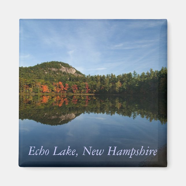 Imã Echo Lake New Hampshire Magnet (Frente)