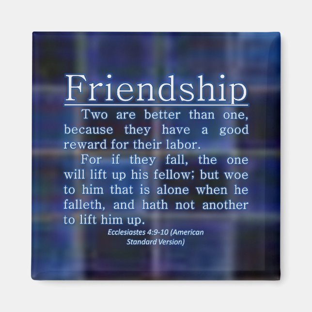 Imã Eclesiastes 4:9-10 (Frente)