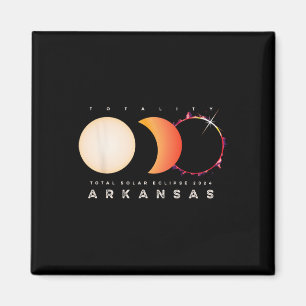 Imã Eclipse 2024 Astronomy Total do Arkansas