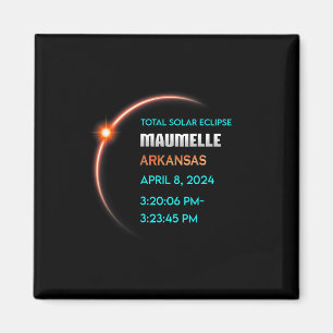 Imã Eclipse Maumelle Arkansas Total Solar Eclipse 2024