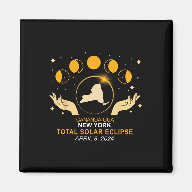 Imã Eclipse Solar 2024 040824 Eclipse 2024 (Frente)