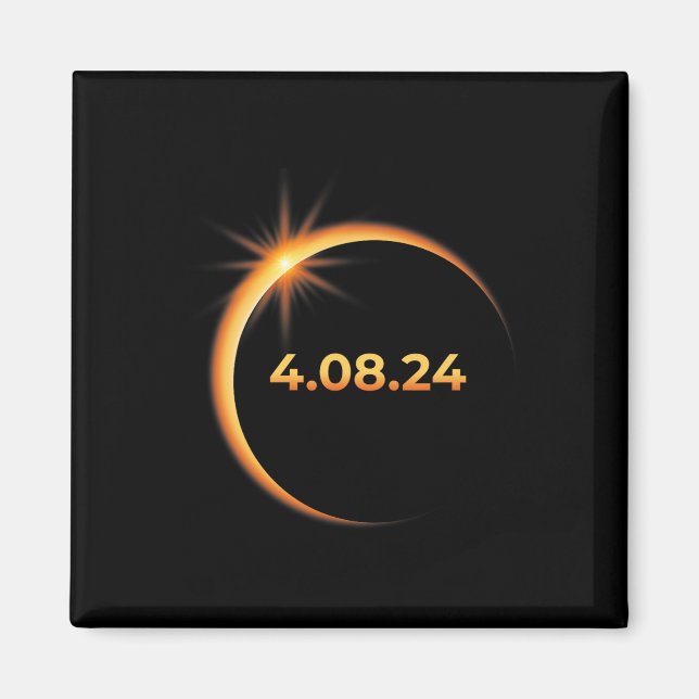 Imã Eclipse Solar 2024 América Totalidade 04 08 24 Spr (Frente)