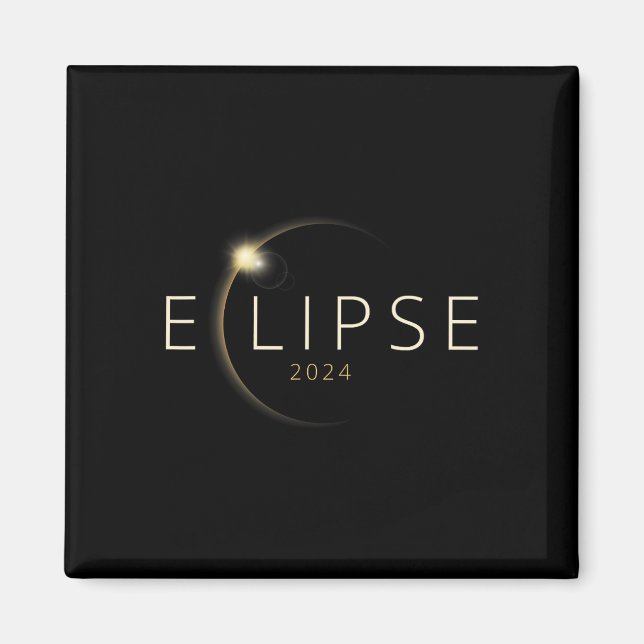 Imã Eclipse Solar 2024 Eclipse Solar Total 4.08.24 (Frente)