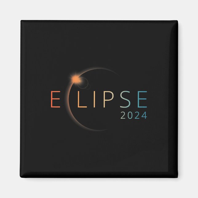 Imã Eclipse Solar 2024 Eclipse Solar Total 4.08.24 (Frente)