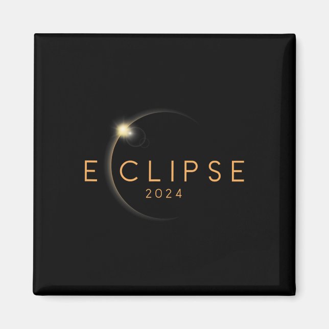 Imã Eclipse Solar 2024 Eclipse Solar Total 4.08.24  (Frente)