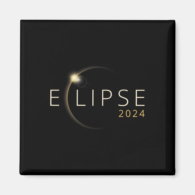 Imã Eclipse Solar 2024 Eclipse Solar Total 4.08.24 5 (Frente)