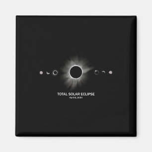 Imã Eclipse Solar 2024 Eclipse Total
