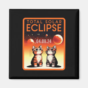 Imã Eclipse Solar 2024 Gatos Eclipse Solar Total 4.08.