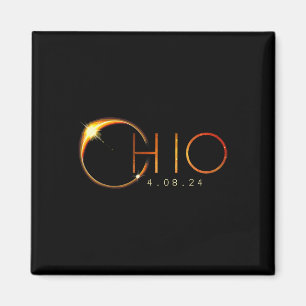 Imã Eclipse Solar 2024 State Ohio Total Eclipse Solar
