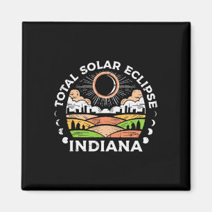 Imã Eclipse Solar 2024 Totalidade abril 8 Homens Mulhe