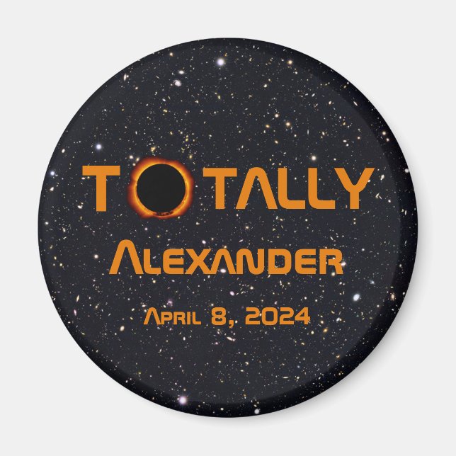 Imã Eclipse Solar 2024 Totalmente Pessoal (Frente)