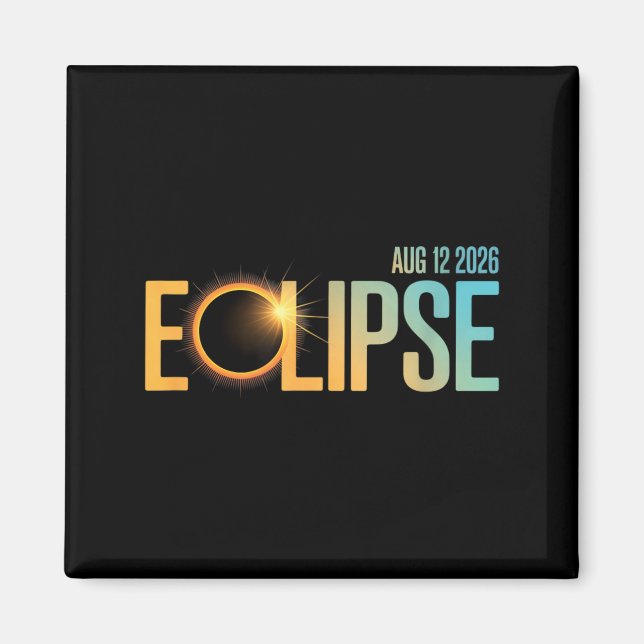 Imã Eclipse Solar 2026 Eclipse Ago 12 2026 Céu (Frente)