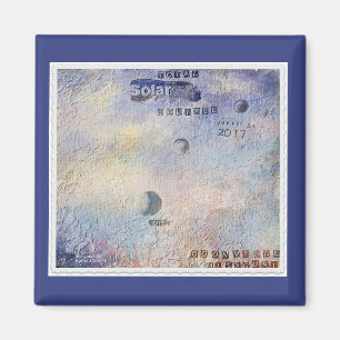 Imã Eclipse solar 21 de agosto de 2017 total Boonville