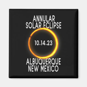 Imã Eclipse Solar Annular T - Albuquerque Novo México