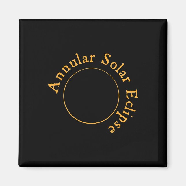 Imã Eclipse Solar Anular (Frente)