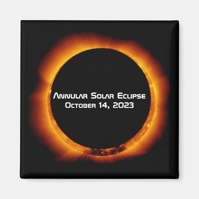 Imã Eclipse Solar Anular 2023 (Frente)