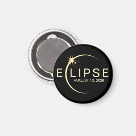 Imã Eclipse Solar Astronomia Evento 2026