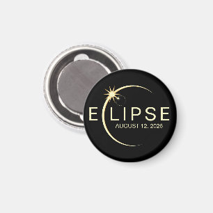 Imã Eclipse Solar Astronomia Evento 2026