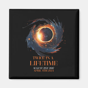 Imã Eclipse Solar Camisa Duas Vezes Na Vida 2024 Solar