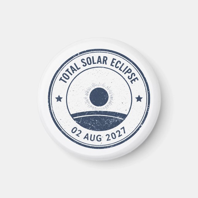Imã Eclipse Solar de 2 de agosto de 2027 (Frente)