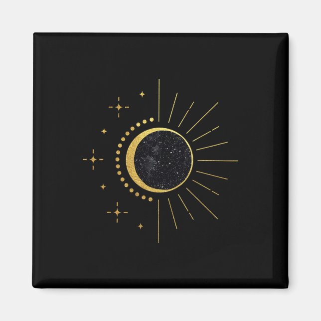 Imã Eclipse Solar Duas Vezes Na Vida 2024 Total Solar  (Frente)