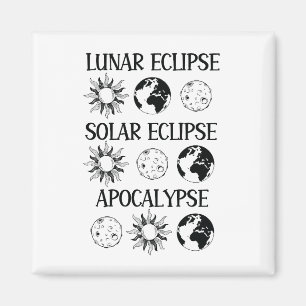 Imã Eclipse Solar Eclipse Solar Apocalypse Espaço Engr